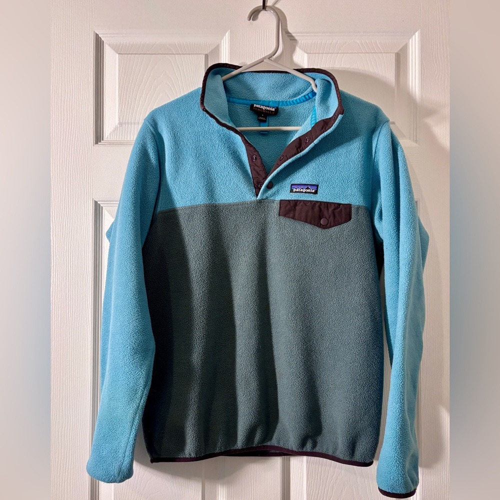 Patagonia Men's Two-Tone Lightweight Synchilla Snap-T Pullover
